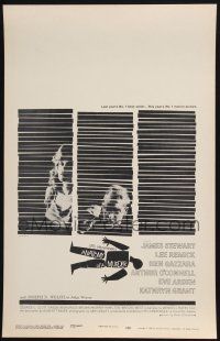 2b619 ANATOMY OF A MURDER WC '59 Otto Preminger, classic Saul Bass dead body silhouette art!