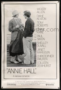 2c383 ANNIE HALL 40x60 '77 full-length Woody Allen & Diane Keaton, a nervous romance!