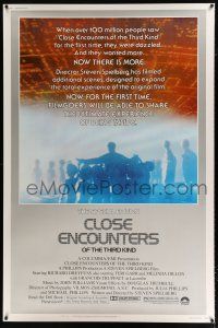 2c392 CLOSE ENCOUNTERS OF THE THIRD KIND S.E. 40x60 '80 Steven Spielberg's classic w/new scenes!