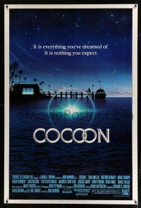 2c393 COCOON 40x60 '85 Ron Howard classic, Don Ameche, Wilford Brimley, Tahnee Welch