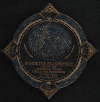 2c023 HAMMETT'S PLANISPHERE English astrological slide map 1900s rotating map of principal stars!