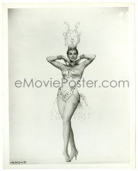 2d125 ANITA EKBERG 8x10.25 still '55 wonderful image in showgirl outfit from Artists & Models!