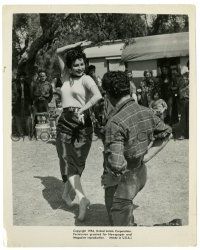 2d160 BAREFOOT CONTESSA 8x10 still '54 sexy Ava Gardner does a dance for Rossano Brazzi!
