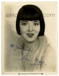 2d003 COLLEEN MOORE signed 7.75x10 still '27 wonderful smiling portrait when she made Her Wild Oat!