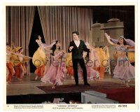 2d078 HARUM SCARUM color 8x10 still #4 '65 Elvis Presley singing on stage by sexy harem girls!