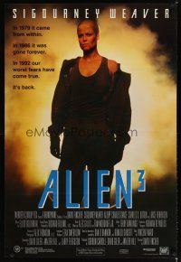 2e084 ALIEN 3 Aust 1sh '92 Sigourney Weaver, 3 times the danger, 3 times the terror!