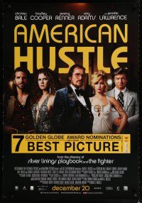 2e061 AMERICAN HUSTLE advance Canadian 1sh '13 Christian Bale, Cooper, Amy Adams, Jennifer Lawrence
