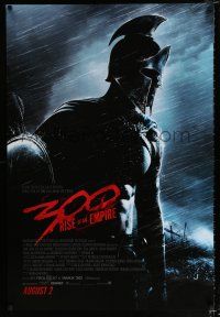 2f015 300: RISE OF AN EMPIRE Aug 2 advance DS 1sh '14 Sullivan Stapleton, sword & sandal action!