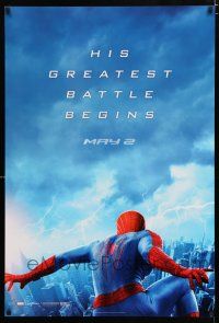 2f055 AMAZING SPIDER-MAN 2 teaser 1sh '14 Andrew Garfield, his greatest battle begins!