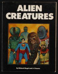 2g179 ALIEN CREATURES softcover book '78 cool history book with movie poster images in color!