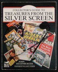 2g201 COLLECTOR'S GUIDE TO TREASURES FROM THE SILVER SCREEN softcover book '91 color poster images!