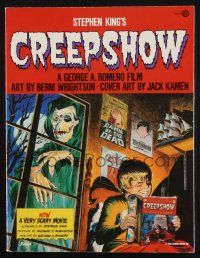 2g206 CREEPSHOW softcover book '82 Jack Kamen, E.C. Comics, the entire movie in comic strip form!