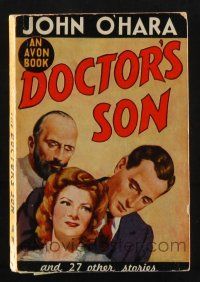 2g157 DOCTOR'S SON paperback book '43 with 27 other short stories by John O'Hara!