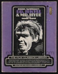 2g303 ROUBEN MAMOULIAN'S DR. JEKYLL & MR. HYDE softcover book '75 photos & complete movie dialogue!