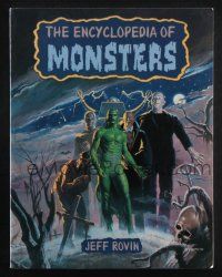 2g214 ENCYCLOPEDIA OF MONSTERS softcover book '90 over 1,000 different creatures + cool photos!