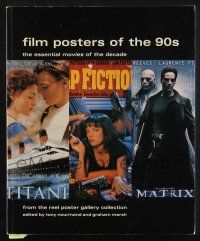 2g140 FILM POSTERS OF THE 90s signed English trade paperback book '05 by author Tony Nourmand!