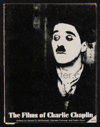 2g225 FILMS OF CHARLIE CHAPLIN softcover book '73 an illustrated biography of the great comedian!