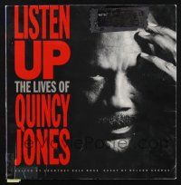 2g145 LISTEN UP: THE LIVES OF QUINCY JONES trade paperback book '90 great images from the movie!