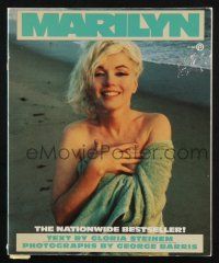 2g272 MARILYN softcover book '87 incredible color images of the sexy movie legend!