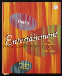 2g319 THAT'S ENTERTAINMENT: THE GRAPHICS OF SHOWBIZ softcover book '97 color poster images & more!