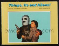 2g320 THINGS ITS & ALIENS horizontal softcover book '91 great full-page color lobby card images!