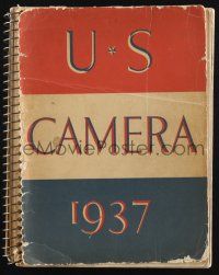2g326 U.S. CAMERA 1937 softcover book '37 includes some great full-page color photos + much more!