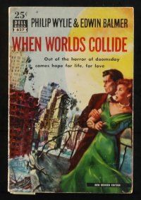 2g170 WHEN WORLDS COLLIDE paperback book '50s out of the horror of doomsday comes hope for life!