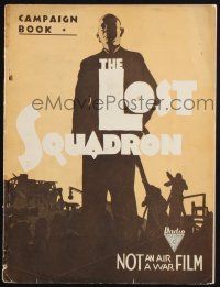 2g588 LOST SQUADRON English pressbook '32 Richard Dix, Mary Astor, Erich von Stroheim, WWI!