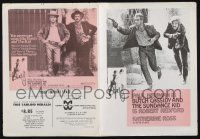 2g013 BUTCH CASSIDY & THE SUNDANCE KID herald '69 Paul Newman, Robert Redford, Katharine Ross