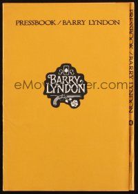2g506 BARRY LYNDON pressbook '75 Stanley Kubrick, Ryan O'Neal, historical romantic war melodrama!