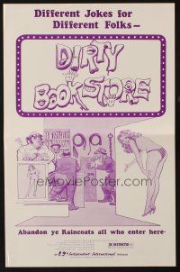 2g514 BOOBY HATCH pressbook R79 comedy, different joke for different folks, Dirty Book Store!