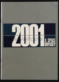2g333 2001: A SPACE ODYSSEY English souvenir program book '68 Stanley Kubrick, country of origin!