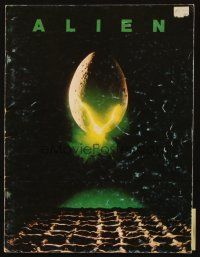 2g338 ALIEN souvenir program book '79 Ridley Scott outer space sci-fi monster classic!