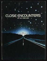 2g364 CLOSE ENCOUNTERS OF THE THIRD KIND souvenir program book '77 Steven Spielberg sci-fi classic!