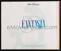 2g381 FANTASIA souvenir program book R90 Disney classic 50th anniversary, great cartoon images!