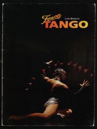2g389 FOREVER TANGO stage play souvenir program book '97 Luis Bravo's Broadway musical!