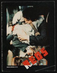 2g452 REDS souvenir program book '81 Warren Beatty as John Reed & Diane Keaton in Russia!