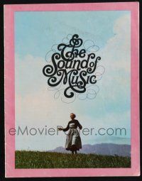 2g462 SOUND OF MUSIC English souvenir program book '65 Julie Andrews, Robert Wise musical classic!
