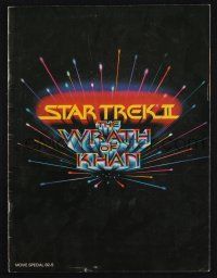2g467 STAR TREK II souvenir program book '82 The Wrath of Khan, Leonard Nimoy, William Shatner