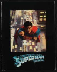 2g471 SUPERMAN souvenir program book '78 comic book hero Christopher Reeve, great images!