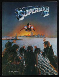 2g472 SUPERMAN II souvenir program book '81 Christopher Reeve, Terence Stamp, Gene Hackman!