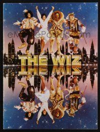 2g492 WIZ souvenir program book '78 Diana Ross, Michael Jackson, Richard Pryor, Wizard of Oz