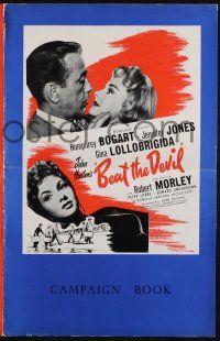 2g507 BEAT THE DEVIL English pressbook '53 Humphrey Bogart, sexy Gina Lollobrigida, Jennifer Jones