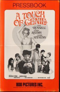 2g687 TOUCH OF GENIE pressbook '74 Tina Russell & Harry Reems in I Dream of Jeanie sex parody!