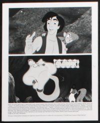 2g920 ALADDIN presskit w/ 5 stills '92 classic Walt Disney Arabian fantasy cartoon!