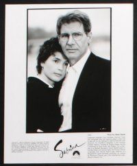 2g858 SABRINA presskit w/ 8 stills '95 great images of Harrison Ford, sexy Julia Ormond!