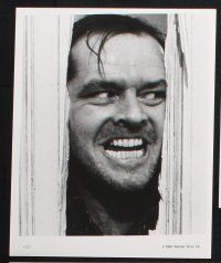 2g731 SHINING presskit w/ 18 stills '80 Stephen King & Stanley Kubrick horror, Jack Nicholson!