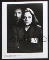 2g818 SILENCE OF THE LAMBS presskit w/ 10 stills '91 Jodie Foster, Anthony Hopkins & Scott Glenn!