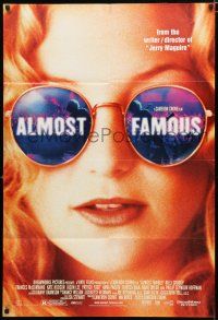 2h037 ALMOST FAMOUS DS 1sh '00 Cameron Crowe directed, pretty Kate Hudson!
