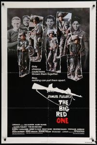 2h108 BIG RED ONE 1sh '80 directed by Samuel Fuller, Lee Marvin, Mark Hamill in WWII!